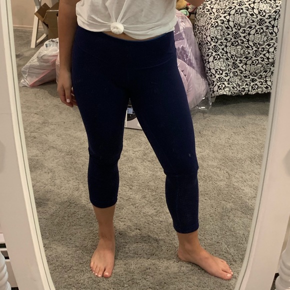 Lululemon Reversible Wunder Under Crop Leggings - Picture 7 of 10